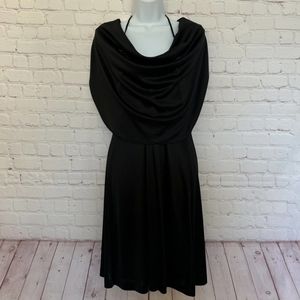 Jackie Ovintage 1980's style Evening Dress coop Draped